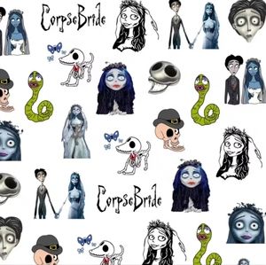 8 corpse bride stickers